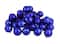 60ct Matte Lavish Blue Shatterproof Ball Ornaments